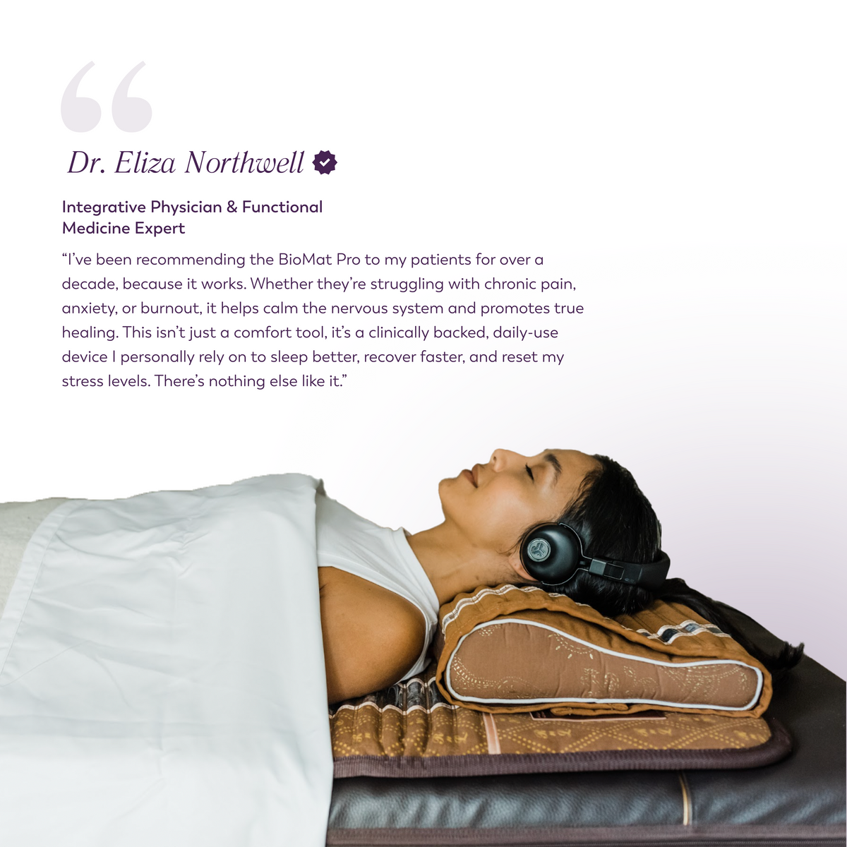 This full-length Infrared mat combines Far Infrared heat, Negative Ions, and the energetic power of Amethyst and Tourmaline crystals to ease pain, reduce stress, and support natural healing—simply by lying down.